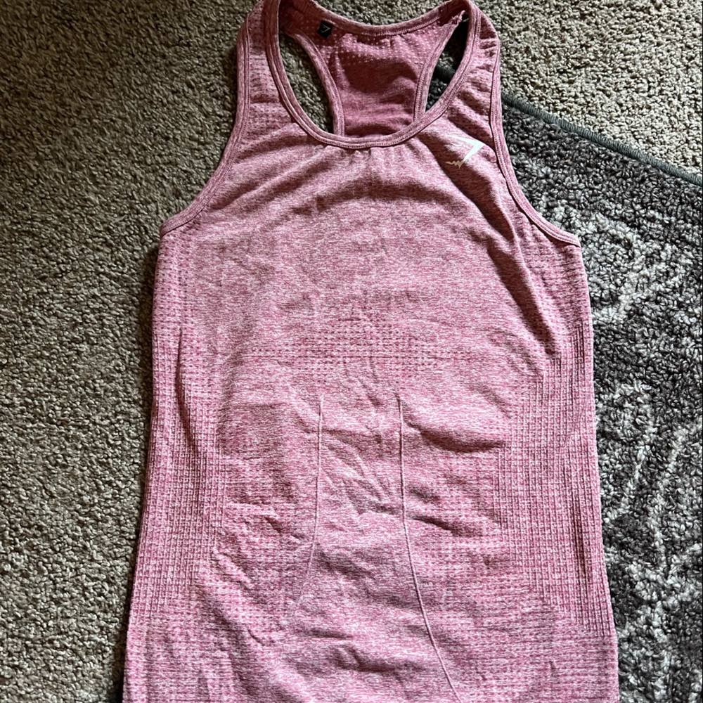 NWOT Gymshark tank top! Pink, XS.